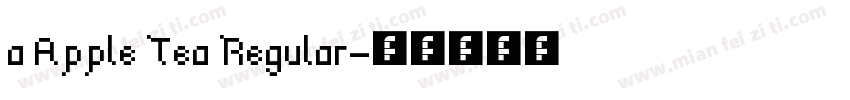 a Apple Tea Regular字体转换
